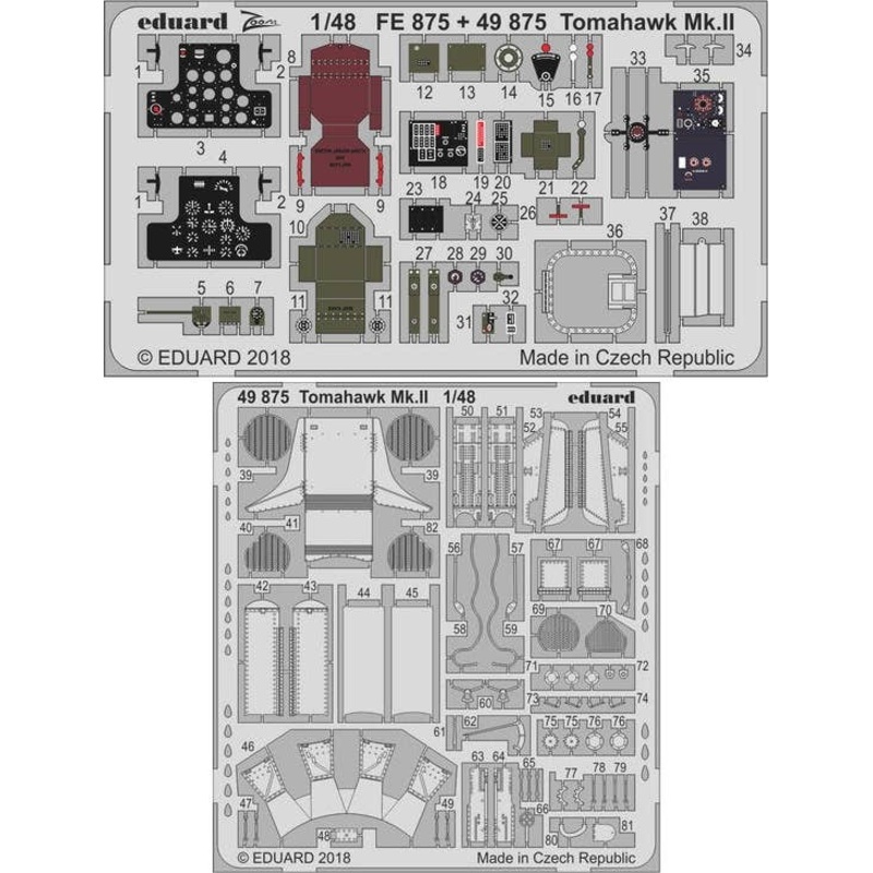 1/48 Tomahawk Mk.II Photo-Etched Parts (for Airfix)