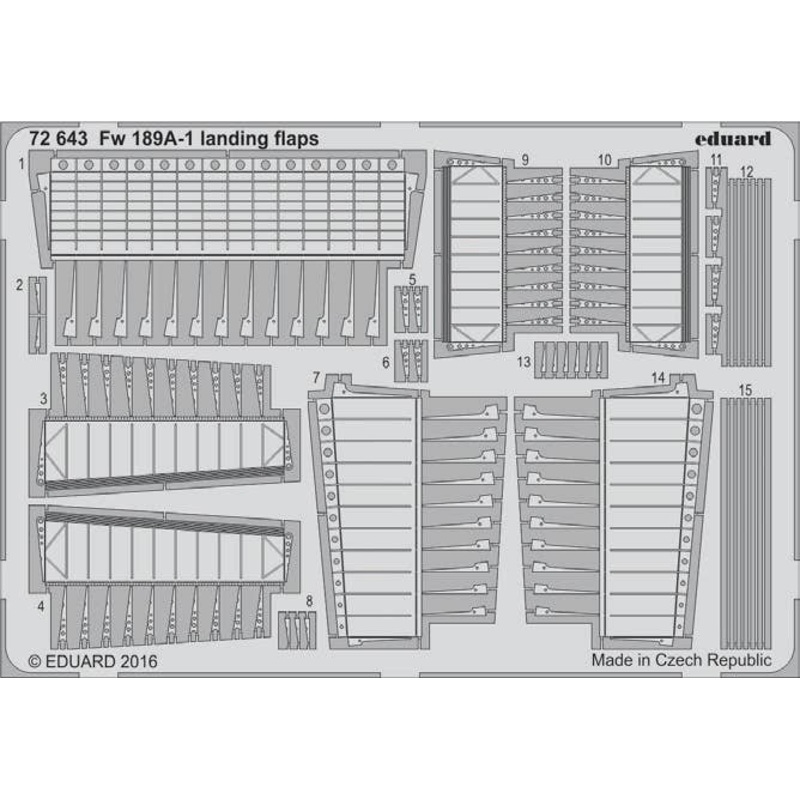 1/72 Fw 189A-1 Landing Flaps (ICM)