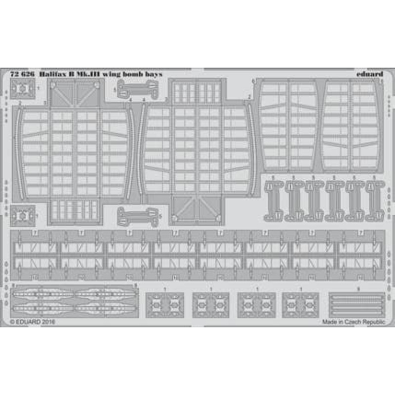 1/72 Halifax B Mk.III Wing Bomb Bays (Revell)