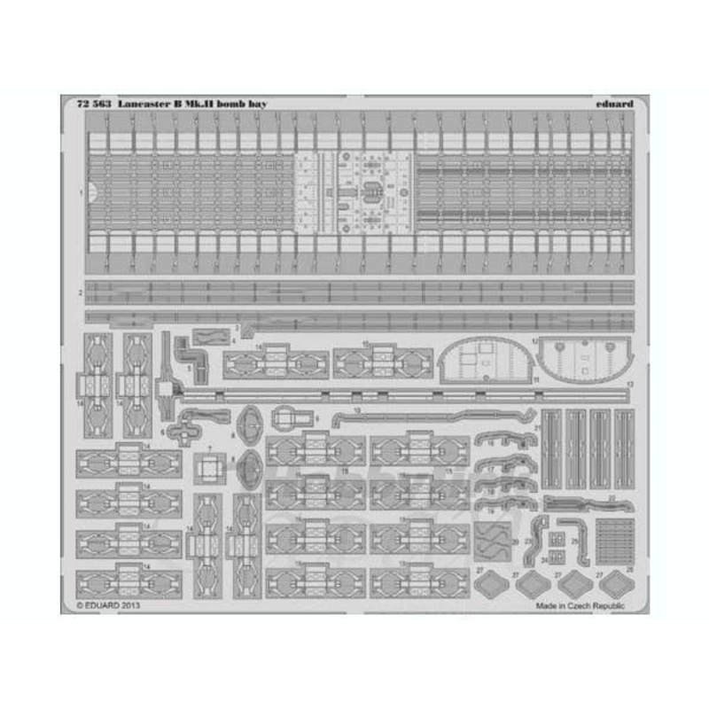 1/72 Lancaster B Mk.II Bomb Bay (for Airfix)