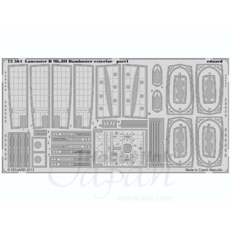 1/72 Lancaster B Mk.III Dambuster ExterIor (for Airfix)