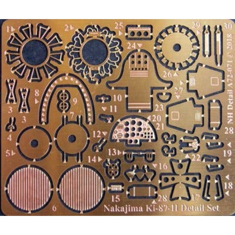 1/72 Nakajima Ki-87-II Detail Set