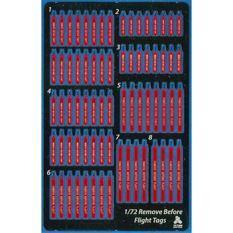 1/72 Remove Before Flight Tag (for US Military Aircraft)