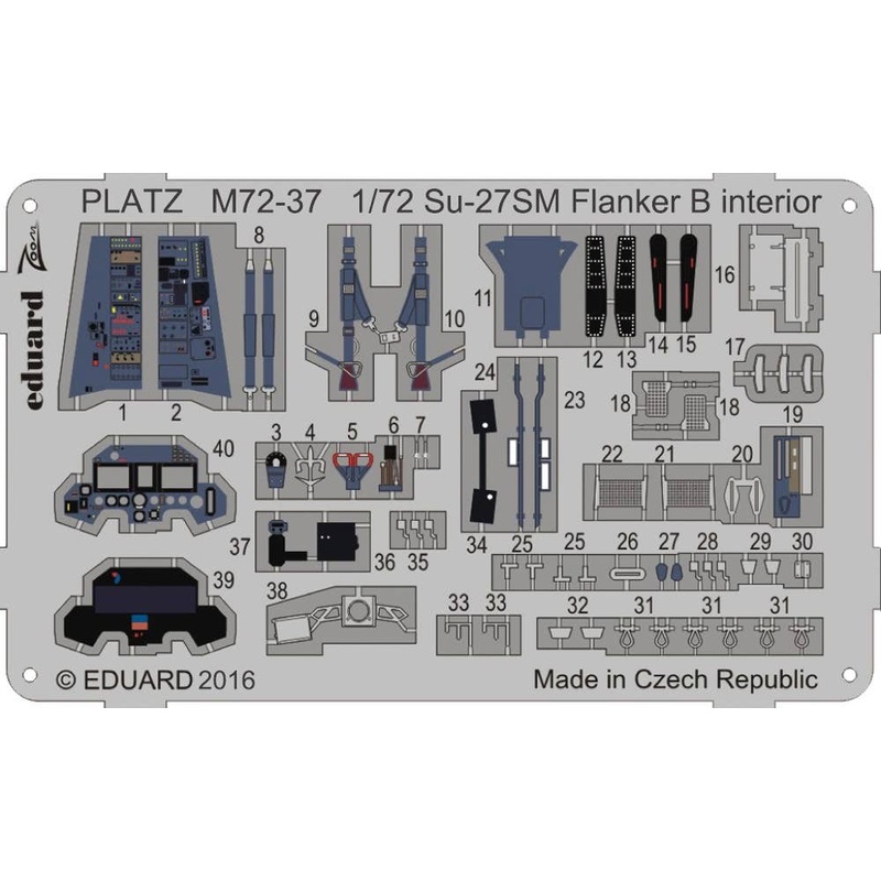 1/72 Su-27SM Flanker B Interior