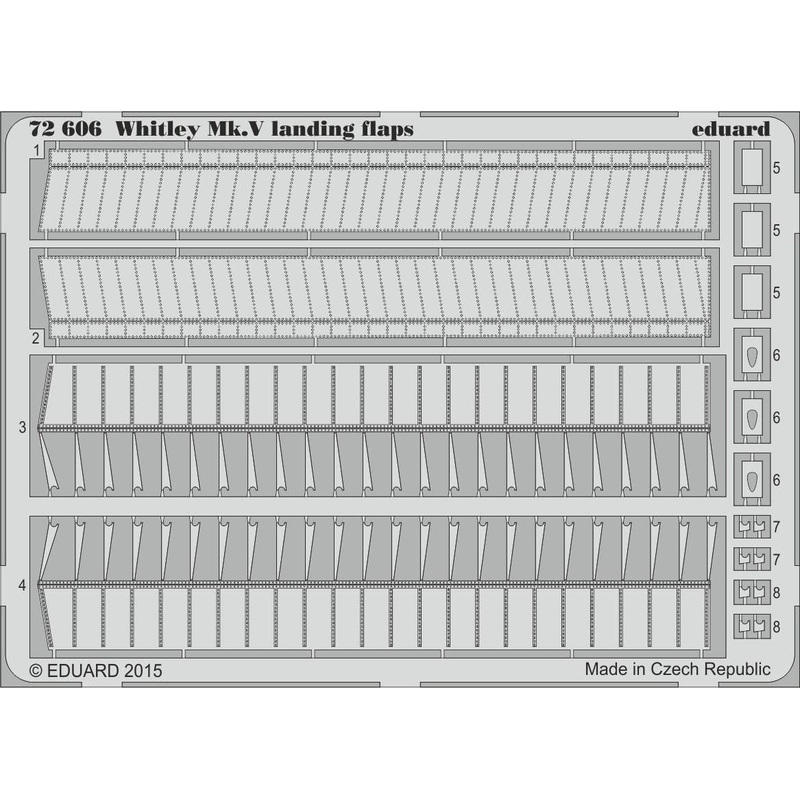 1/72 Whitley Mk.V Landing Flaps (for Airfix)