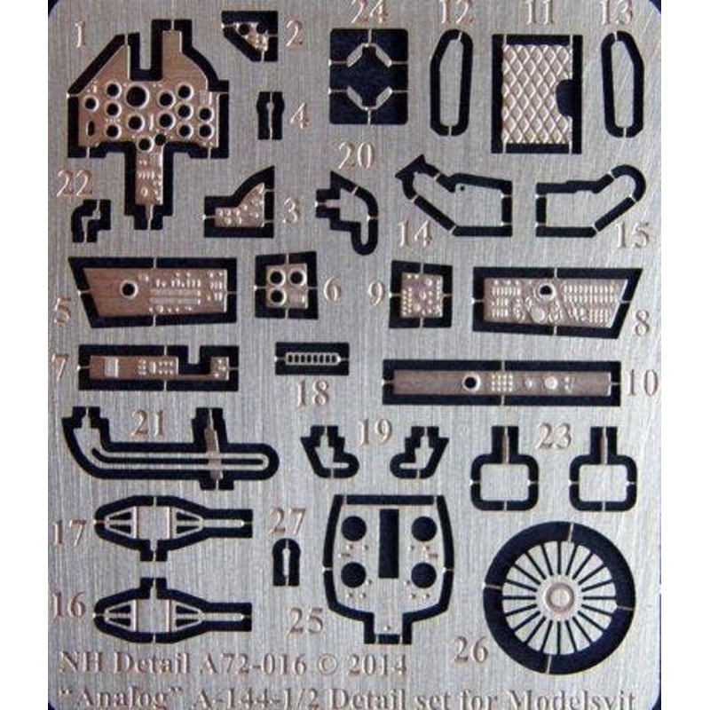 Analog A-144 1/2 Detail Set (ModelSvit 72003, 72004)