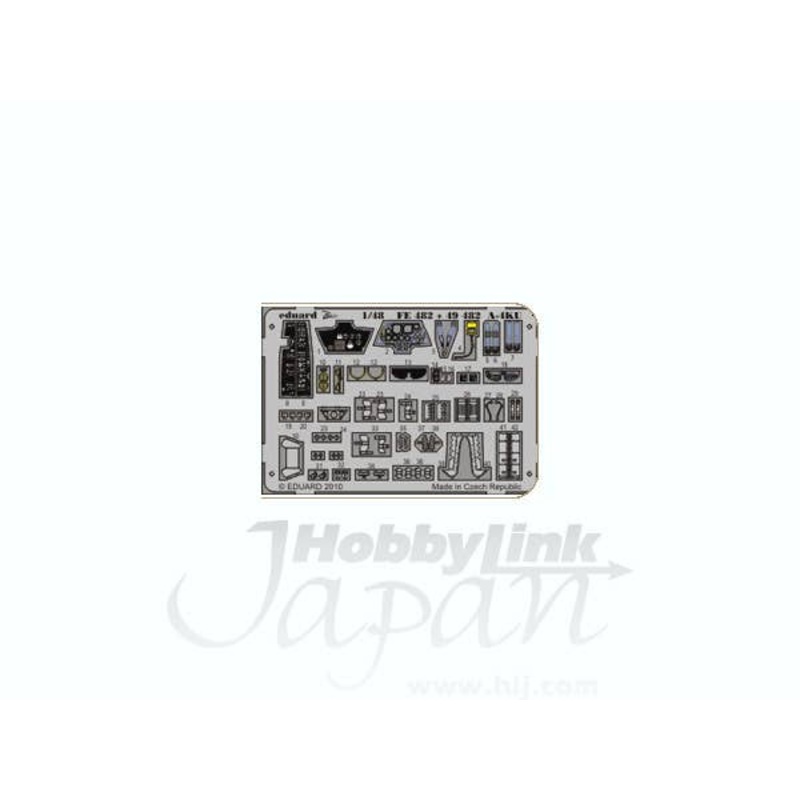 1/48 A-4KU Sky Hawk Photo-Etched Parts S.A. (for Hasegawa)