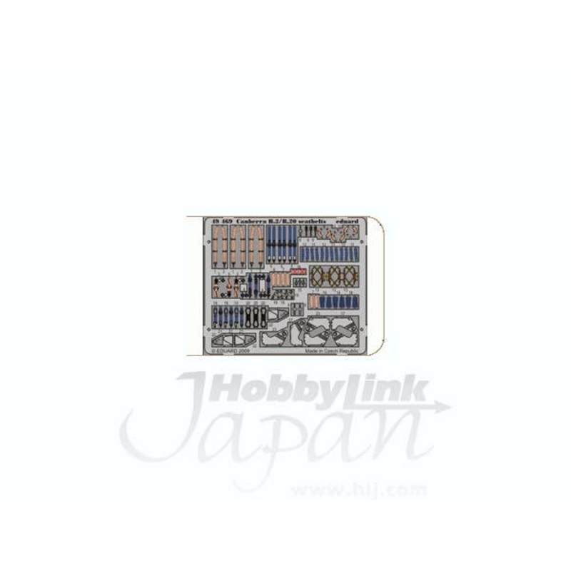 1/48 Canberra B2/B20 Seatbelts (for Airfix)