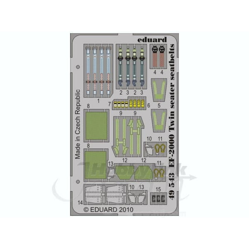 1/48 EF-2000 Typhoon Double Seater Seatbelt (for Revell)