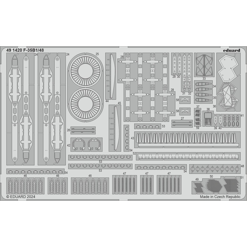 1/48 F-35B Photo Etched (for Tamiya)