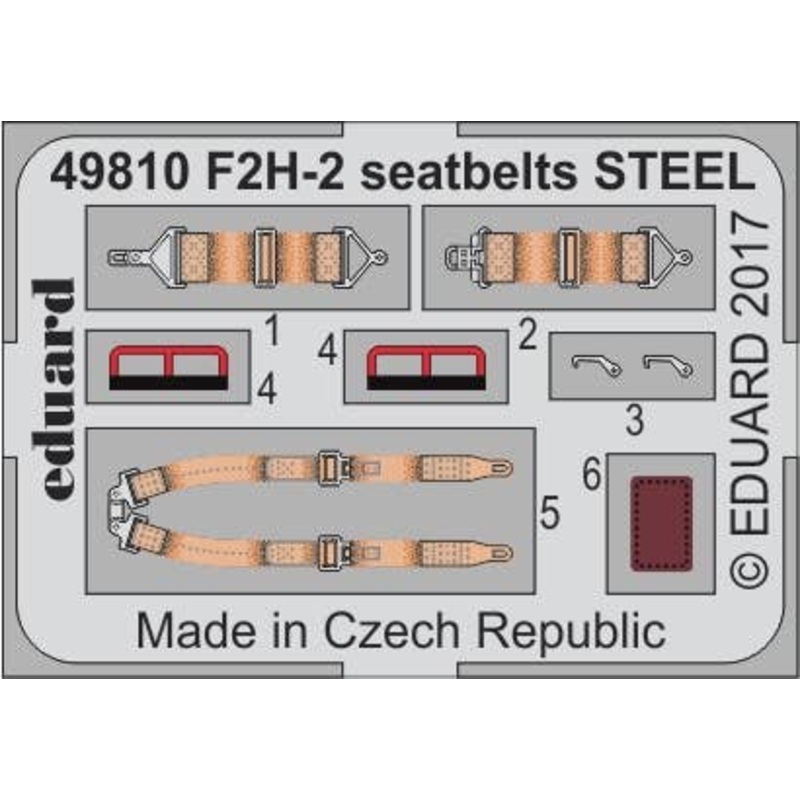 1/48 F2H-2 Seatbelts Steel (Kittyhawk)