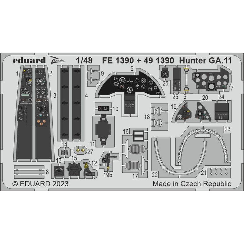 1/48 Hunter GA.11 Zoom set (for AIRFIX)