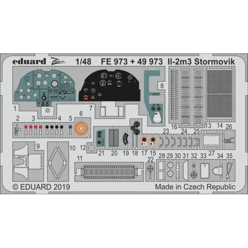 1/48 Il-2m3 Stormovik Zoom Photo-Etched Parts (for Accurate Miniatures)