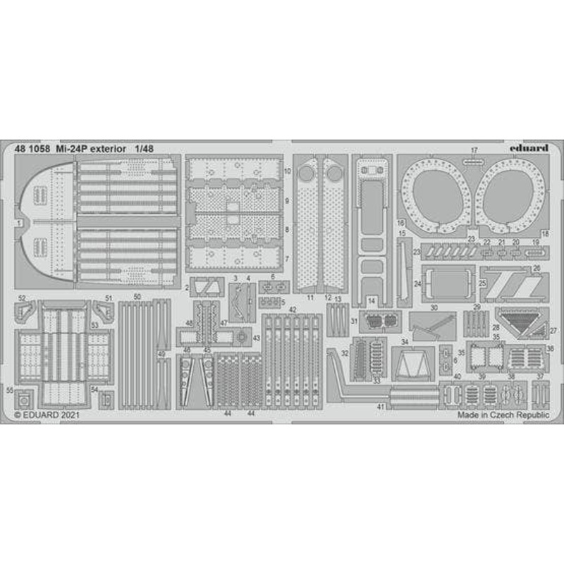 1/48 Mi-24P exterior for ZVEZDA