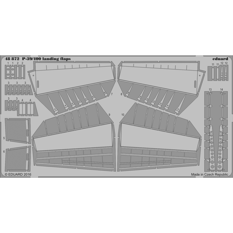 1/48 P-39/400 Landing Flaps (for Eduard)