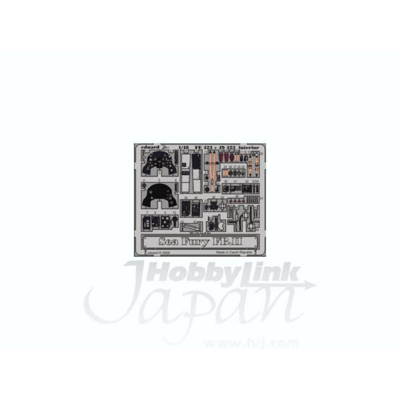 1/48 Sea Fury FB.II Photo-Etched Parts S.A. (for Trumpeter)