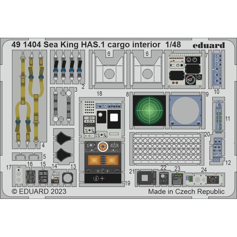 1/48 Sea King HAS.1 cargo interior (for AIRFIX)