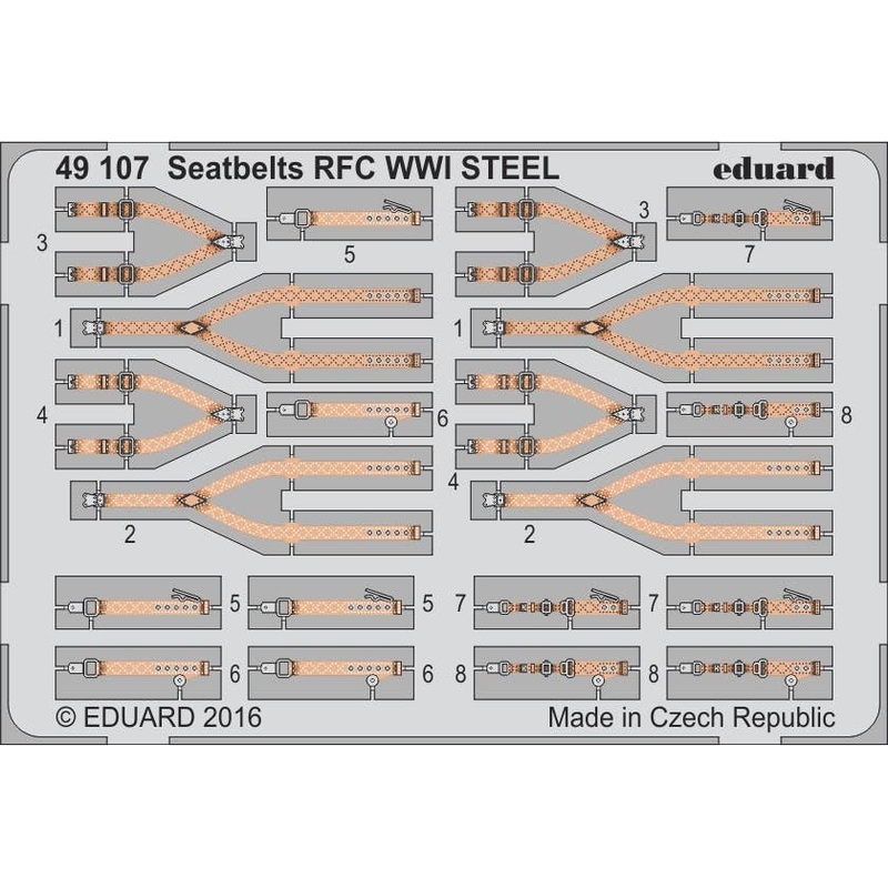 1/48 Seatbelts RFC WWI Steel
