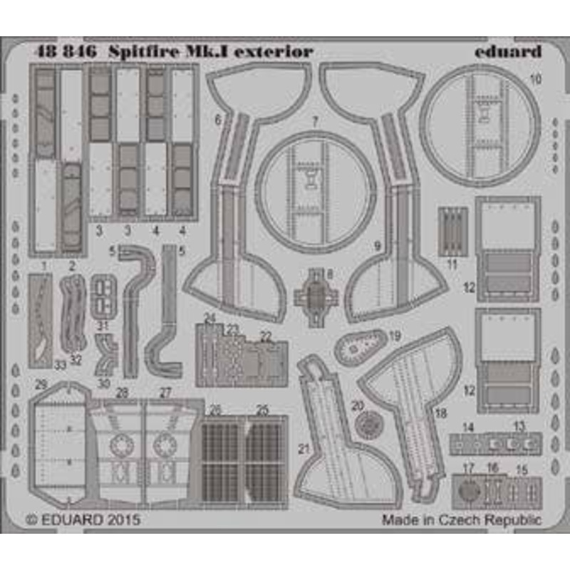 1/48 Spitfire Mk.I Exterior (for Airfix)