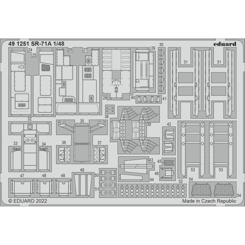1/48 SR-71A interior (for REVELL)