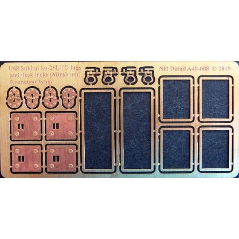 1/48 Sukhoi Su-25UTG Lugs and Deck Locks (Minsk and Kuznetsov Type)