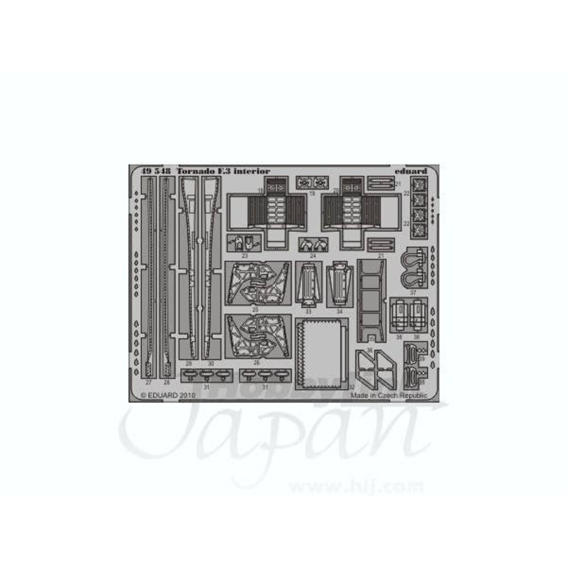 1/48 Tornado F.3 Interior Self-Adhesive (for Hobby Boss)