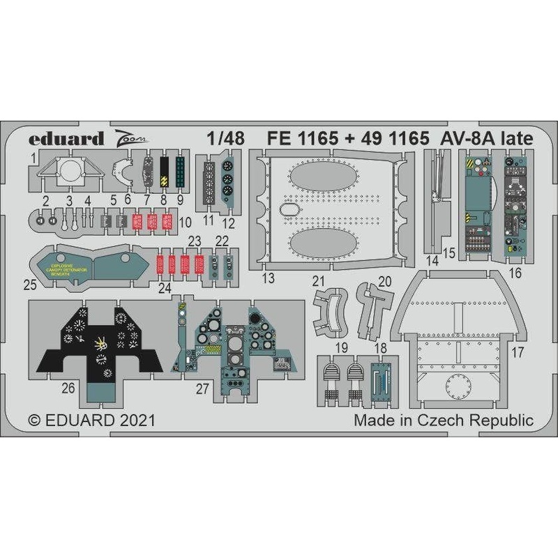 1/48 AV-8A Late (for Kinetic)