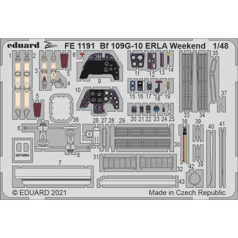 1/48 Bf 109G-10 ERLA Weekend (for EDUARD)