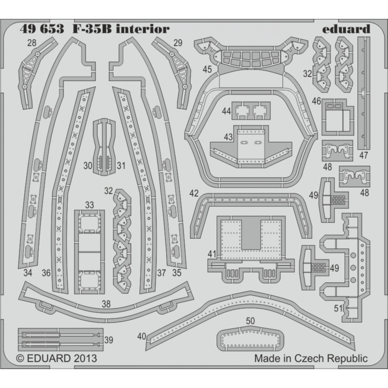 1/48 F-35B Interior Parts Set S.A.
