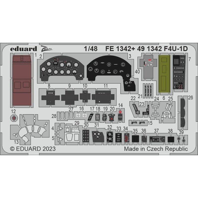 1/48 F4U-1D Zoom Photo Etched Parts