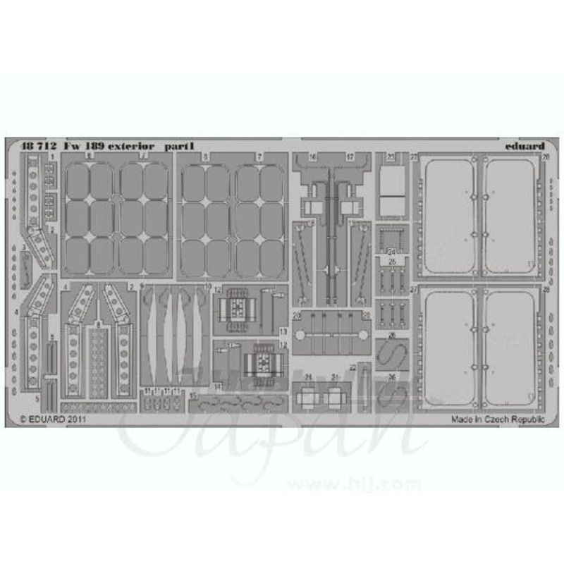 1/48 Fw189 Exterior (for Great Wall Hobby)