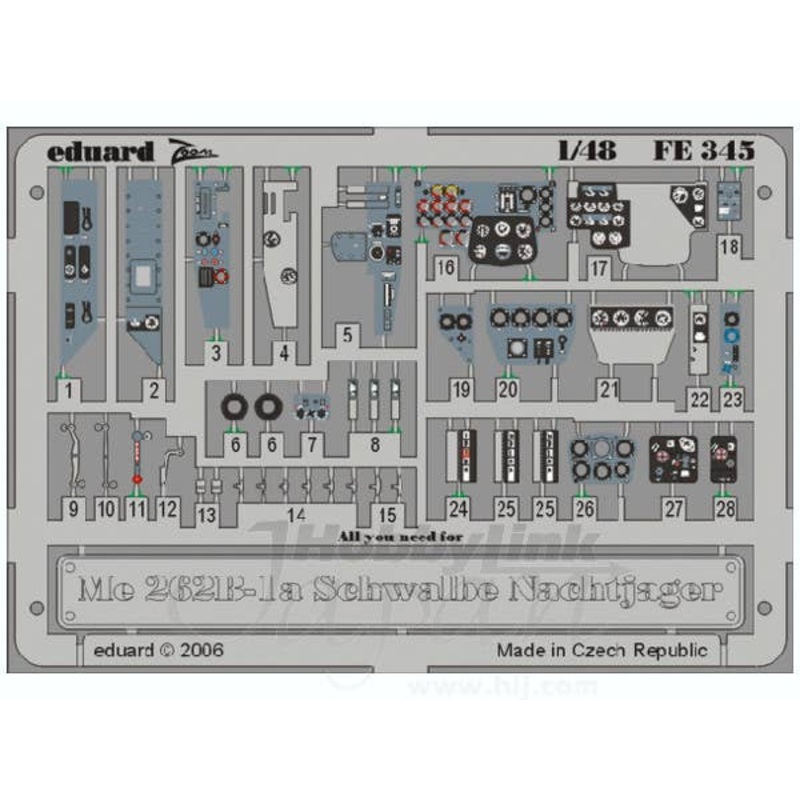 1/48 Me262B-1A Schwalbe Nachtjager (for Dragon)