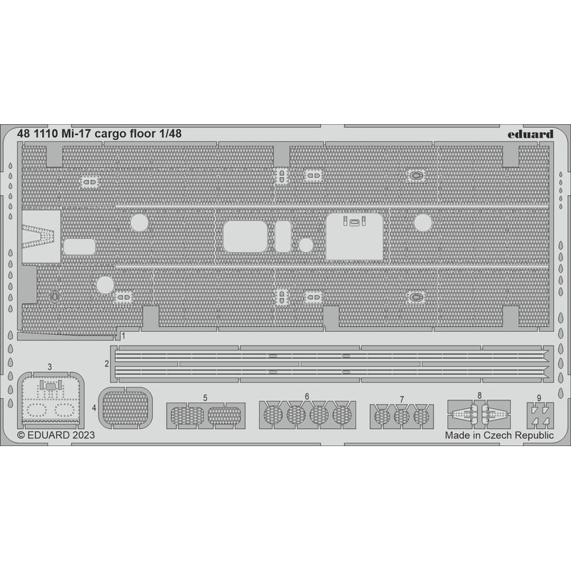 1/48 Mi-17 Cargo Floor Photo Etched Parts