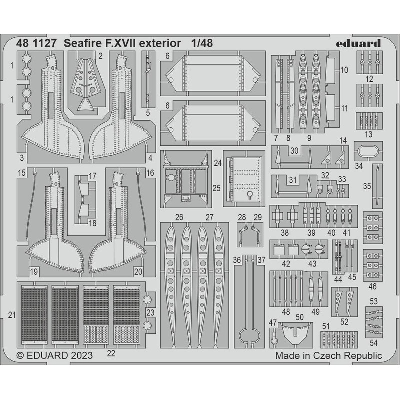 1/48 Seafire F.XVII exterior (for AIRFIX)