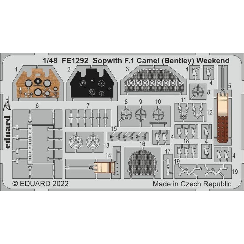 1/48 Sopwith F.1 Camel (Bentley) Weekend (for EDUARD)