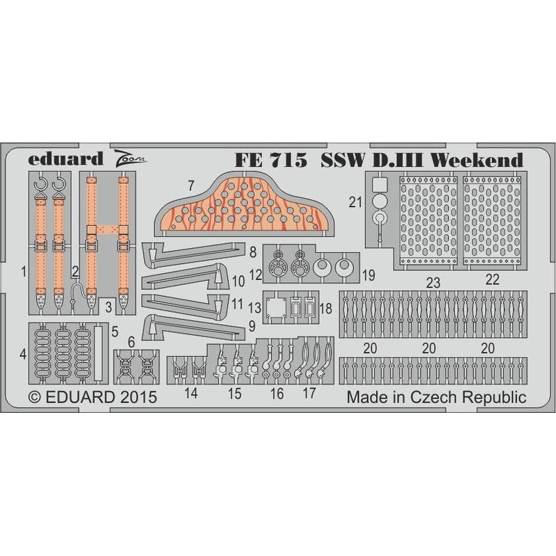 1/48 SSW D.III Weekend Photo Etched Set (for Eduard)