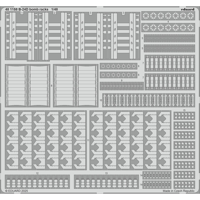 1/48 B-24D bomb racks