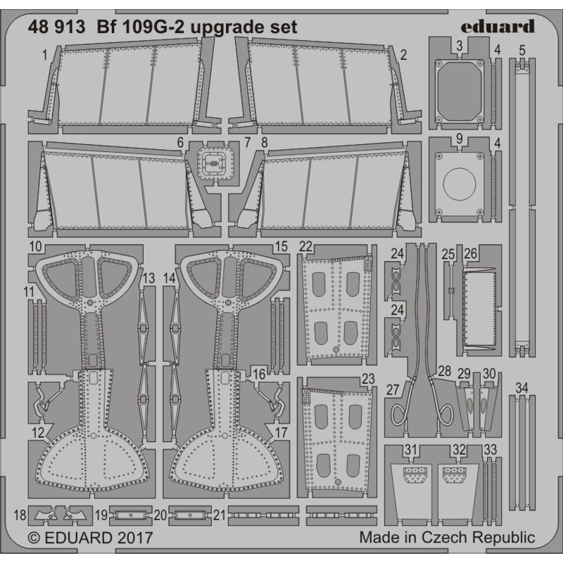 1/48 Bf 109G-2 Upgrade Set (Eduard)