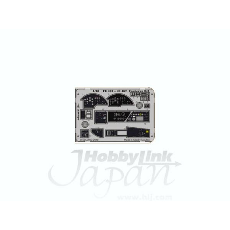 1/48 Canberra B2 Photo-Etched Parts S.A. (for Airfix)