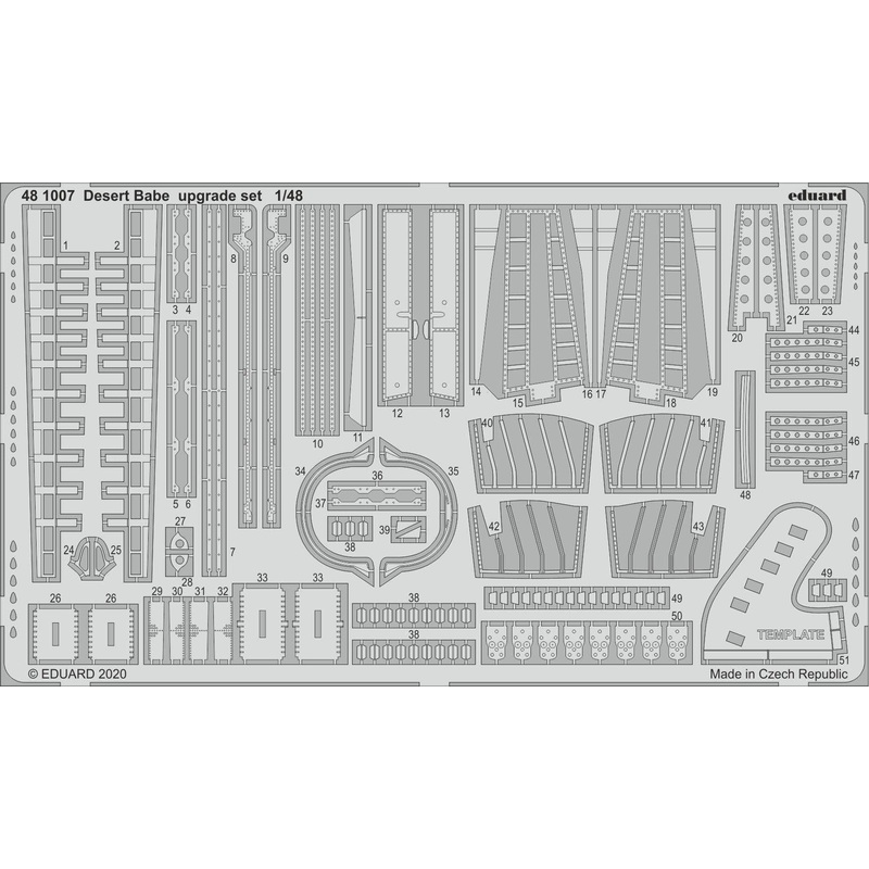 1/48 Desert Babe Upgrade Set (for Eduard)