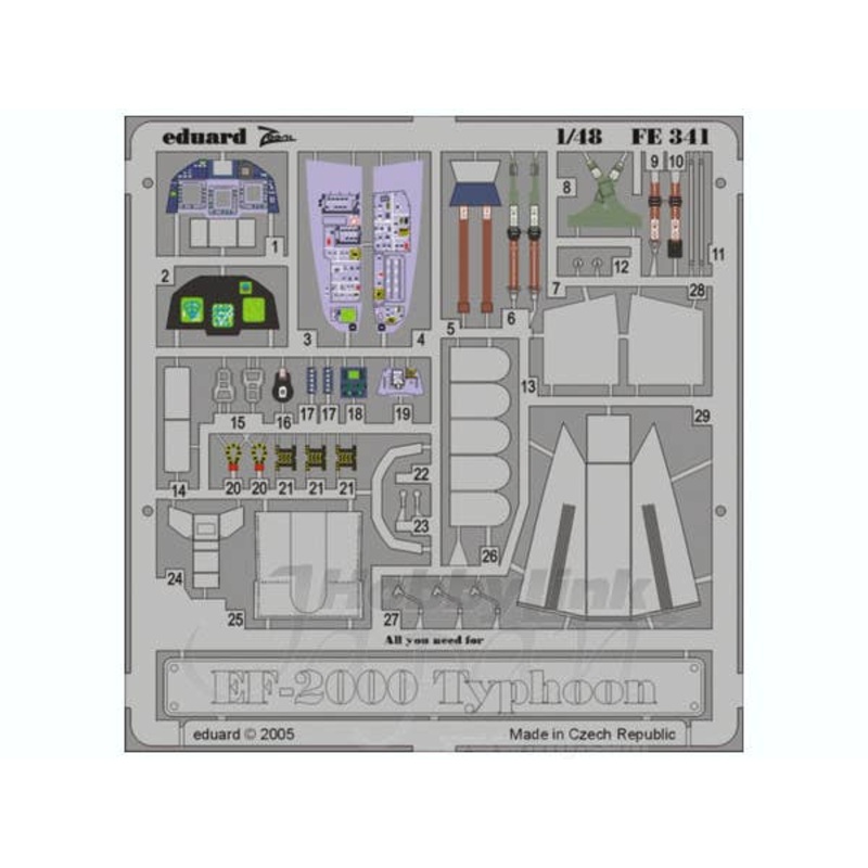 1/48 EF-2000 Typhoon Single Seater (for Italeri)