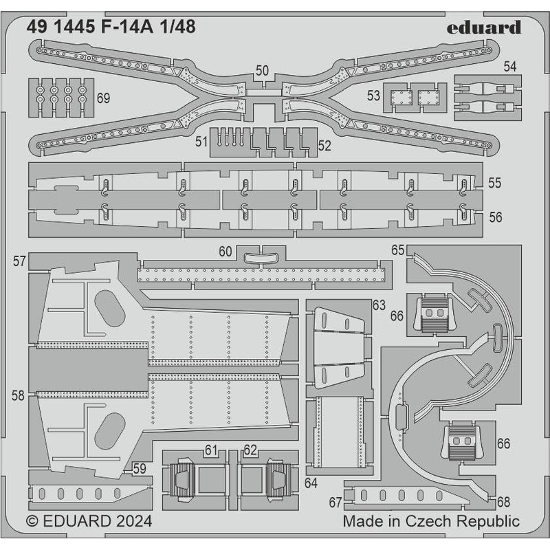 1/48 F-14A Photo etched (for GREAT WALL HOBBY)