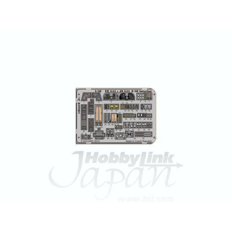 1/48 F-5E Tiger II Interior (Self-adhesive) (for AFV Club)