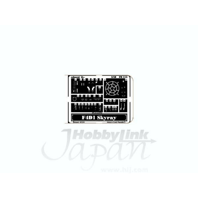 1/48 F4D-1 Skyray Interior Zoom Color PE (for Tamiya)