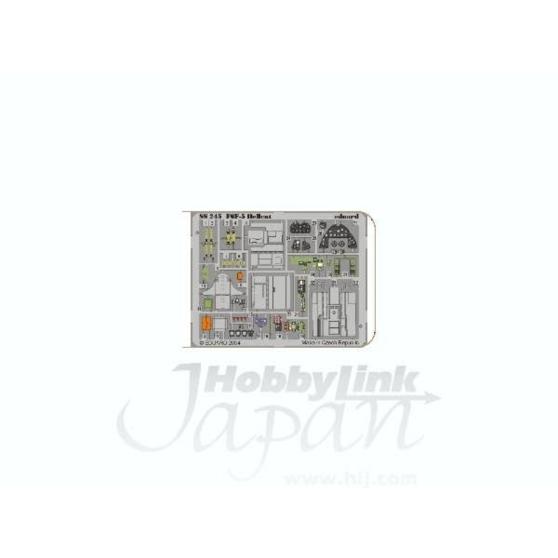 1/48 F6F-5 Hellcat Weekend Edition Zoom Color PE S.A. (for Eduard)