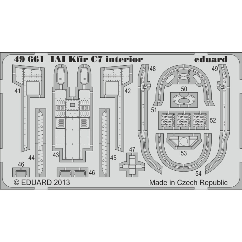 1/48 IDF Kfir C7 Interior Parts (AMK)