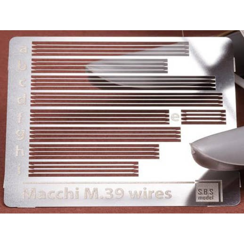 1/48 Macchi M 39 rigging wire set for SBS Model kit