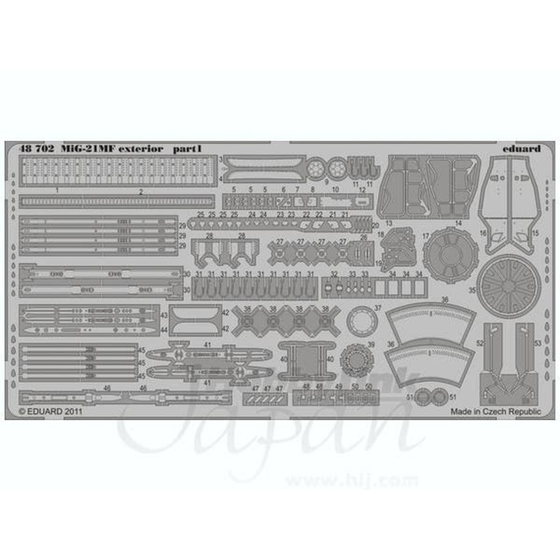 1/48 MiG-21MF Exterior (for Eduard)