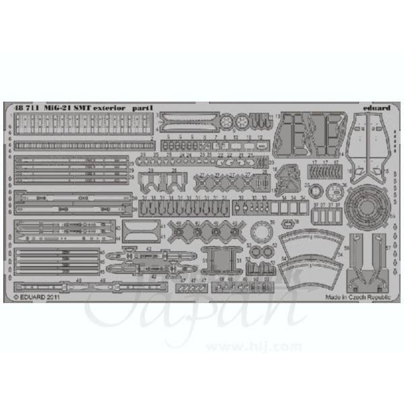 1/48 MiG-21SMT Exterior (for Eduard)