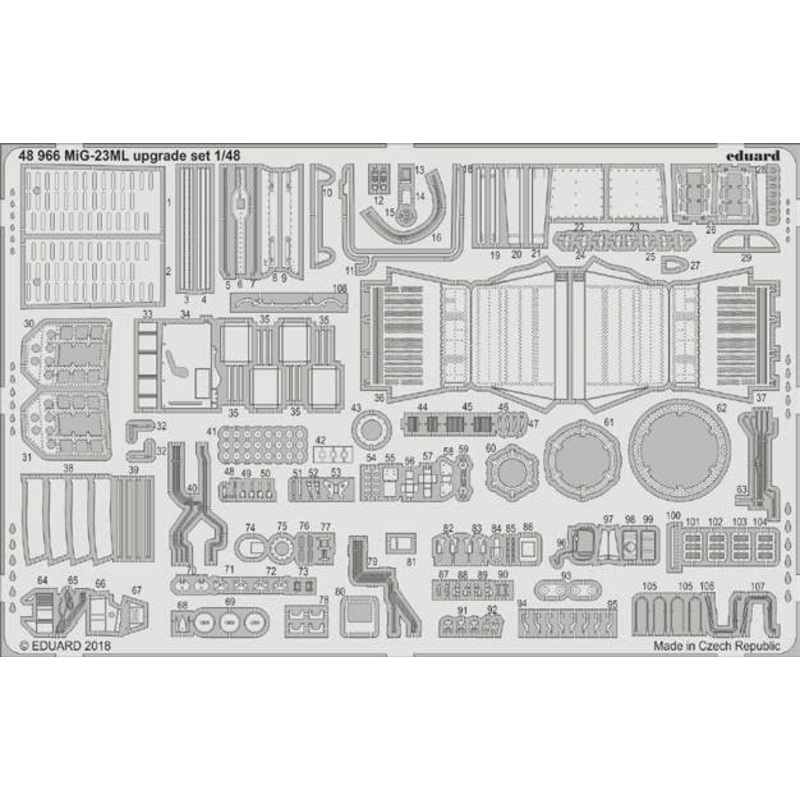 1/48 MiG-23ML Upgrade Set (for Eduard/Trumpeter)